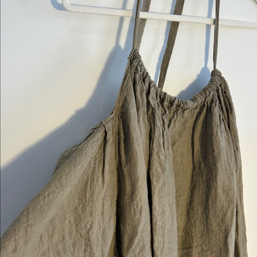 Magnolia Pearl Earthy Green Textured Dress